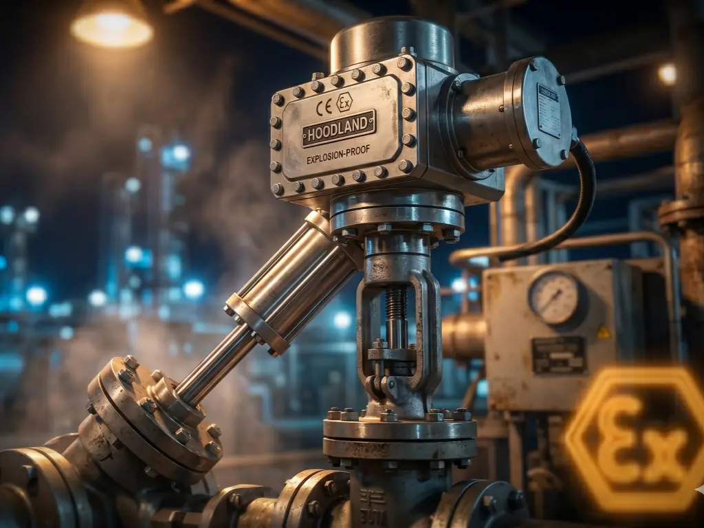 经防爆认证的防爆电动线性推杆，可在危险的工业环境中工作