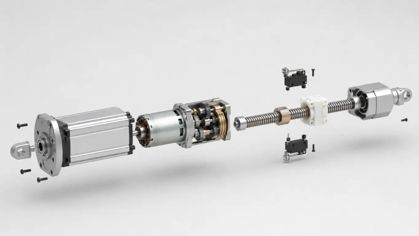 Understanding the anatomy of a linear actuator